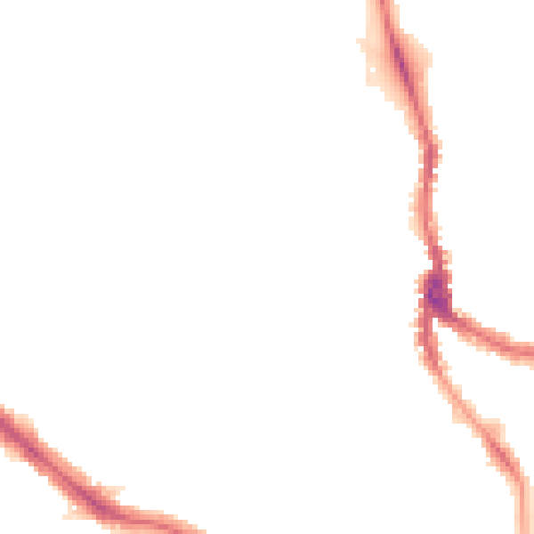 Night-time road noise heatmap for NW3 7LH