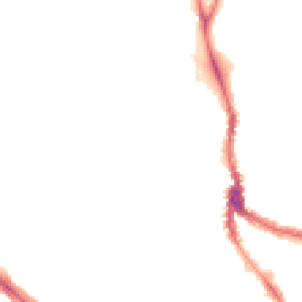 Night-time road noise heatmap for NW3 7LR