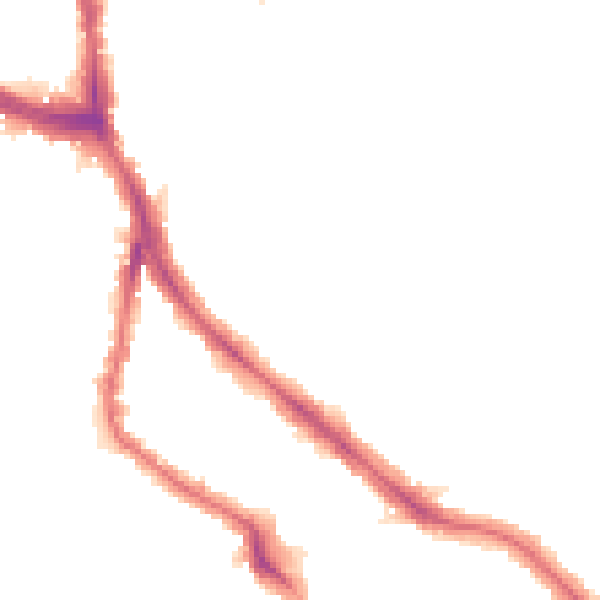 Night-time road noise heatmap for NW3 7SX