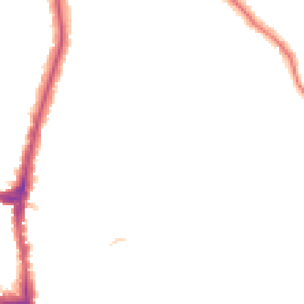 Night-time road noise heatmap for NW3 7UT