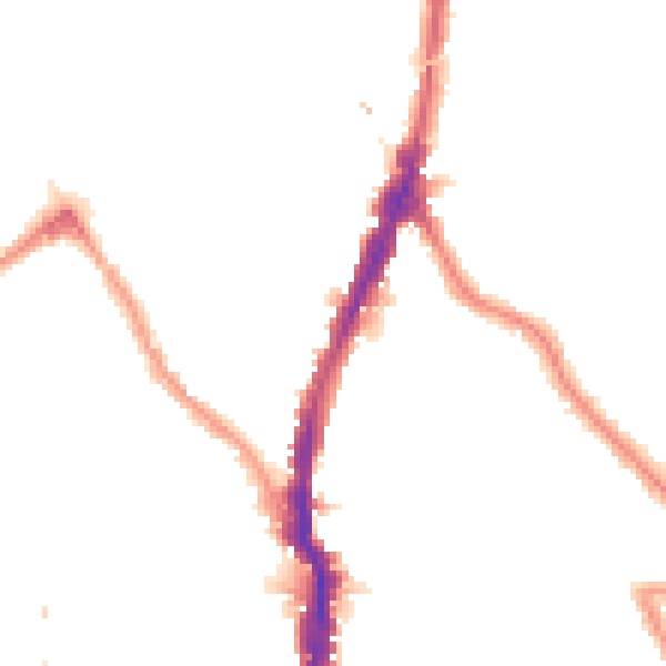 Night-time road noise heatmap for NW5 1AG