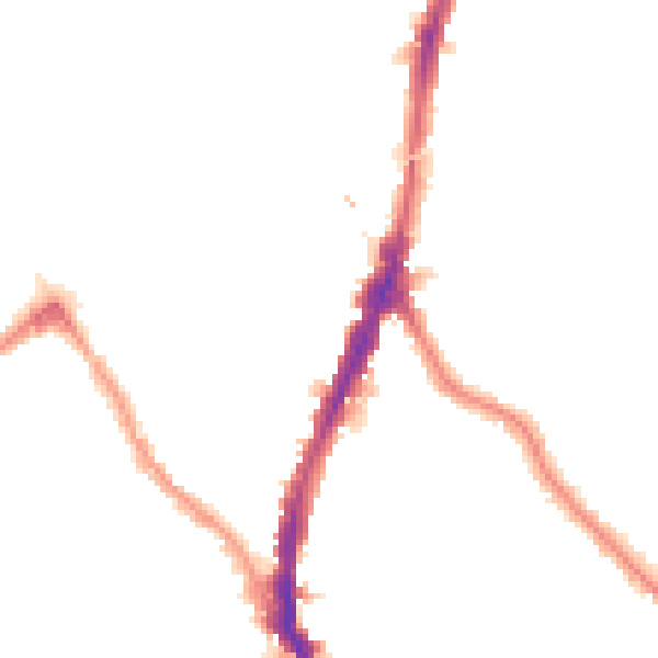 Night-time road noise heatmap for NW5 1AJ