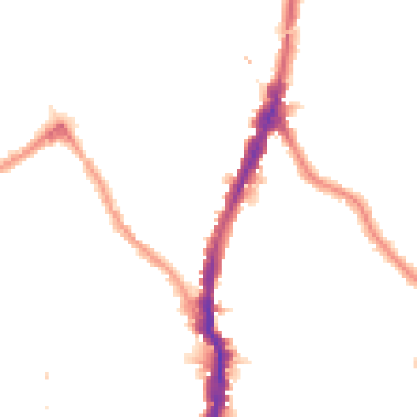 Night-time road noise heatmap for NW5 1BD