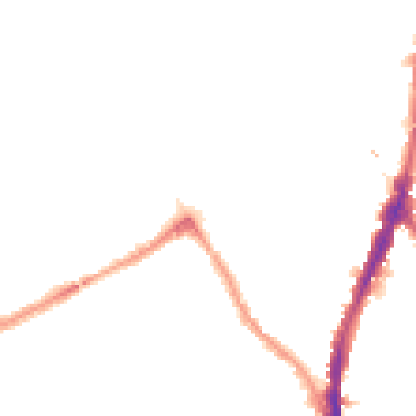 Night-time road noise heatmap for NW5 1BE