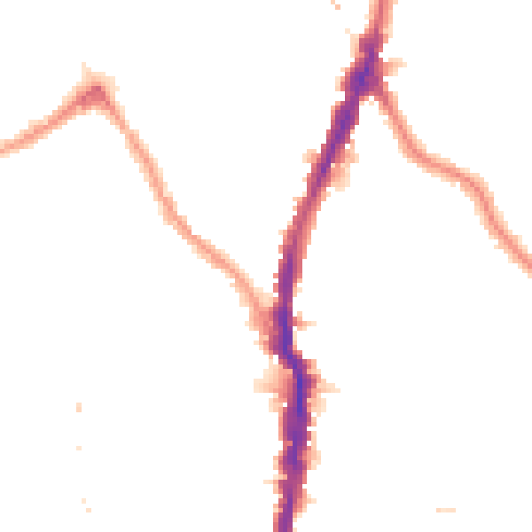 Night-time road noise heatmap for NW5 1BF