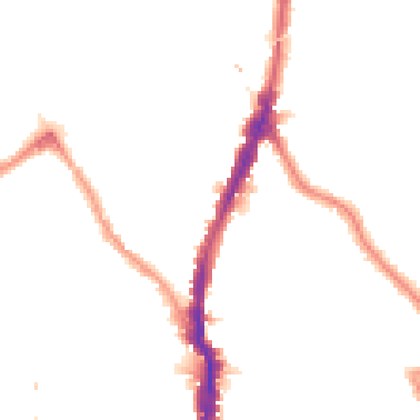 Night-time road noise heatmap for NW5 1BG