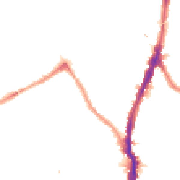 Night-time road noise heatmap for NW5 1BJ