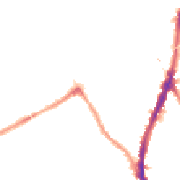 Night-time road noise heatmap for NW5 1BN