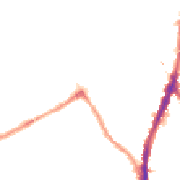 Night-time road noise heatmap for NW5 1BP