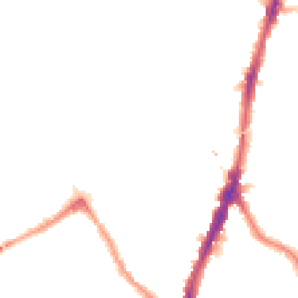 Night-time road noise heatmap for NW5 1DG