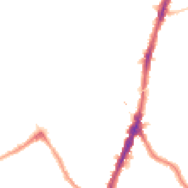 Night-time road noise heatmap for NW5 1DH