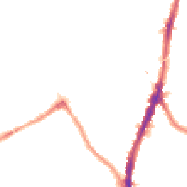 Night-time road noise heatmap for NW5 1DR