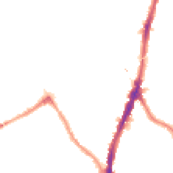 Night-time road noise heatmap for NW5 1DT