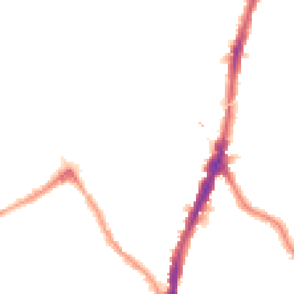 Night-time road noise heatmap for NW5 1DX