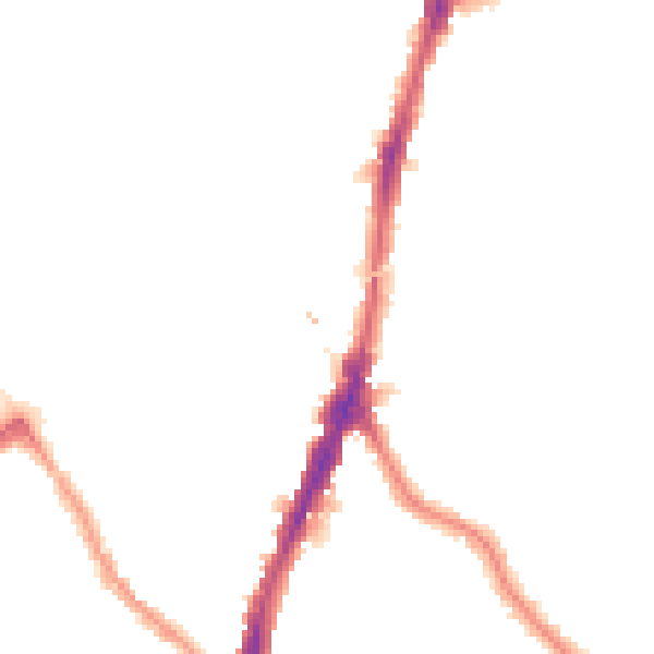 Night-time road noise heatmap for NW5 1HL