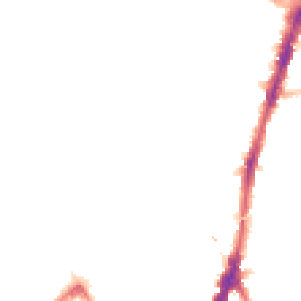 Night-time road noise heatmap for NW5 1JL