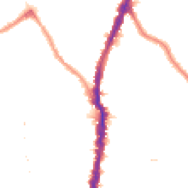 Night-time road noise heatmap for NW5 1NR