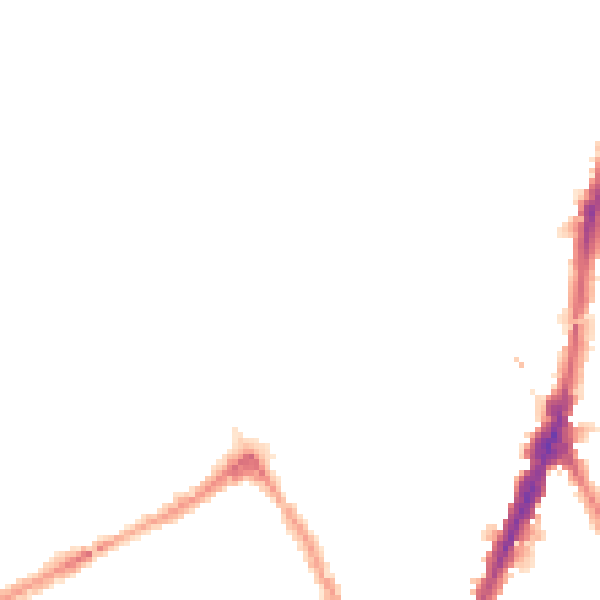 Night-time road noise heatmap for NW5 1SD