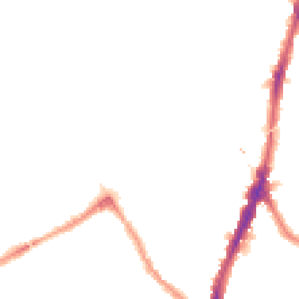 Night-time road noise heatmap for NW5 1SW