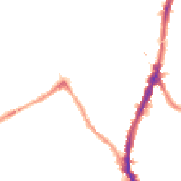 Night-time road noise heatmap for NW5 1UX