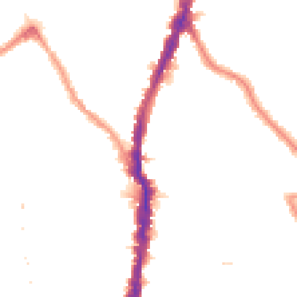 Night-time road noise heatmap for NW5 2HE