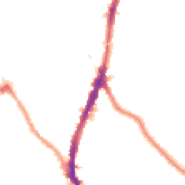 Night-time road noise heatmap for NW5 2HR