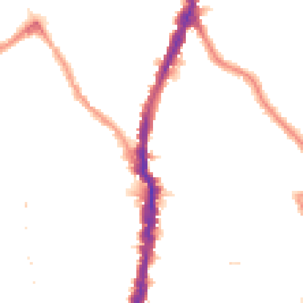 Night-time road noise heatmap for NW5 2PP