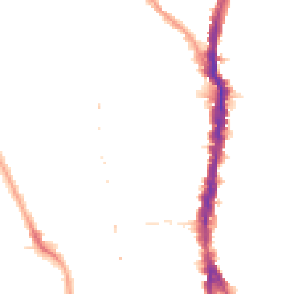 Night-time road noise heatmap for NW5 3BW