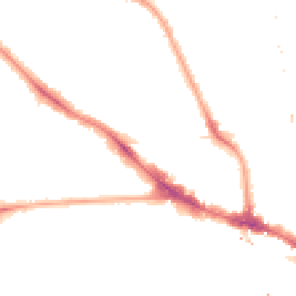 Night-time road noise heatmap for NW5 3QB