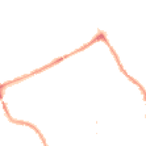 Night-time road noise heatmap for NW5 4AW