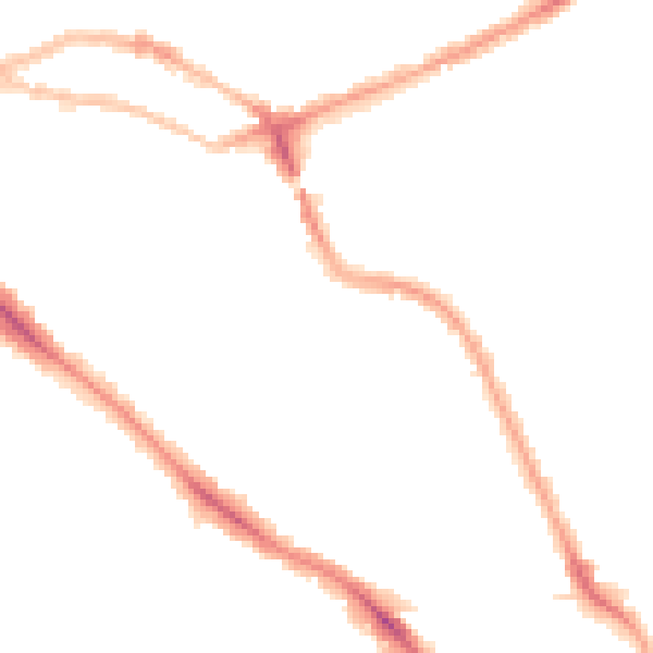 Night-time road noise heatmap for NW5 4HG
