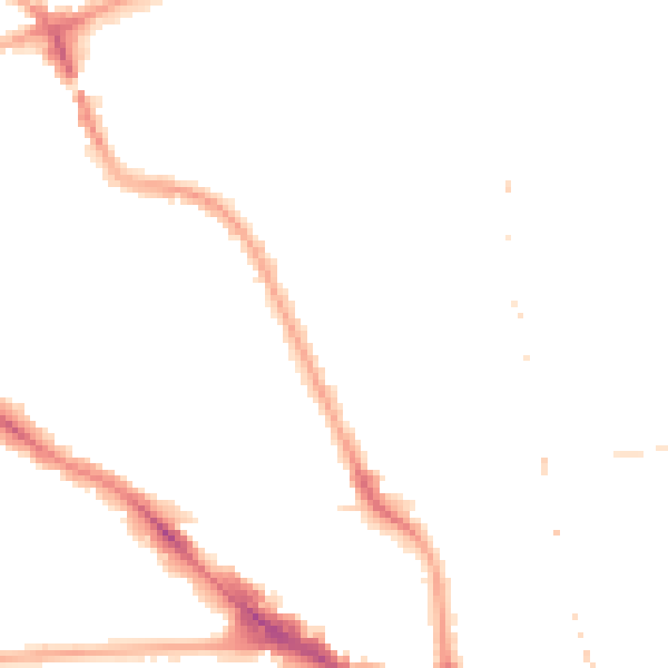 Night-time road noise heatmap for NW5 4PG