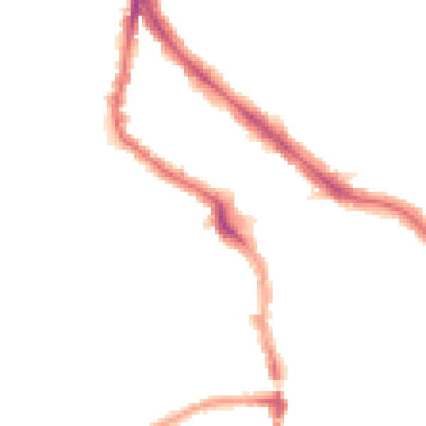 Night-time road noise heatmap for NW6 1AA