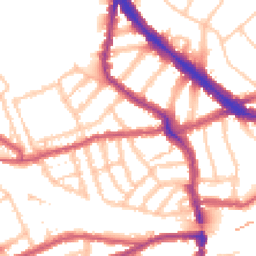 Daytime road noise heatmap for NW6 1AE