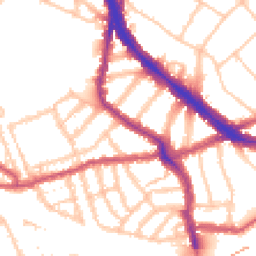 Daytime road noise heatmap for NW6 1AJ