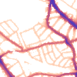 Daytime road noise heatmap for NW6 1BU
