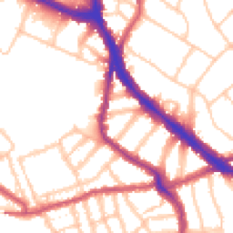 Daytime road noise heatmap for NW6 1DG
