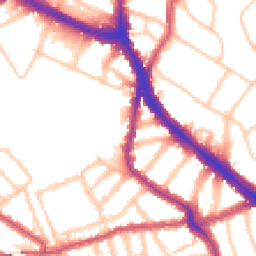 Daytime road noise heatmap for NW6 1DR