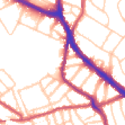Daytime road noise heatmap for NW6 1DW