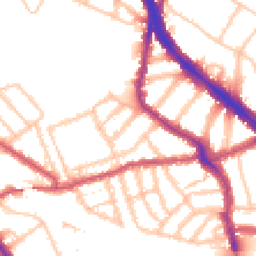 Daytime road noise heatmap for NW6 1DZ