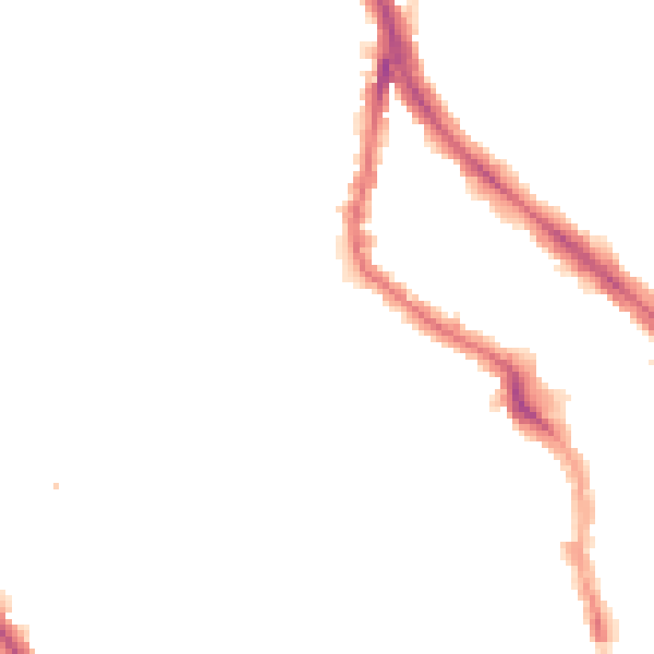 Night-time road noise heatmap for NW6 1DZ