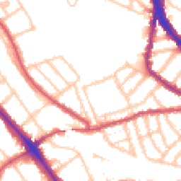 Daytime road noise heatmap for NW6 1HF