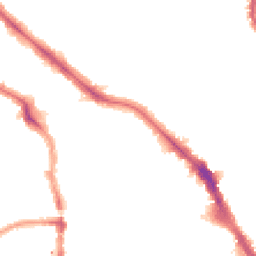 Night-time road noise heatmap for NW6 1JD