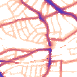 Daytime road noise heatmap for NW6 1PJ