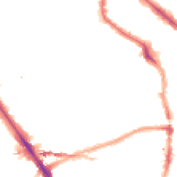 Night-time road noise heatmap for NW6 1QQ
