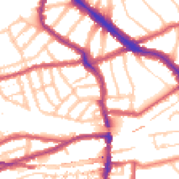 Daytime road noise heatmap for NW6 1QT