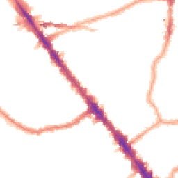 Night-time road noise heatmap for NW6 2BT