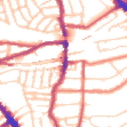Daytime road noise heatmap for NW6 2LH