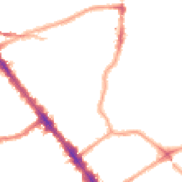 Night-time road noise heatmap for NW6 2NL