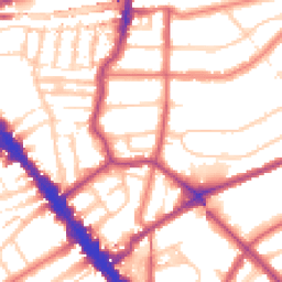 Daytime road noise heatmap for NW6 3AA